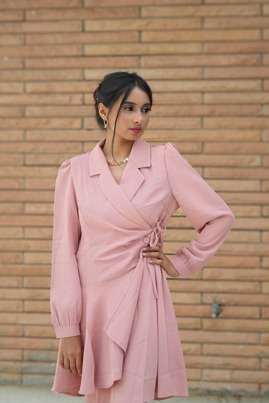 Blazer Wrap Dress