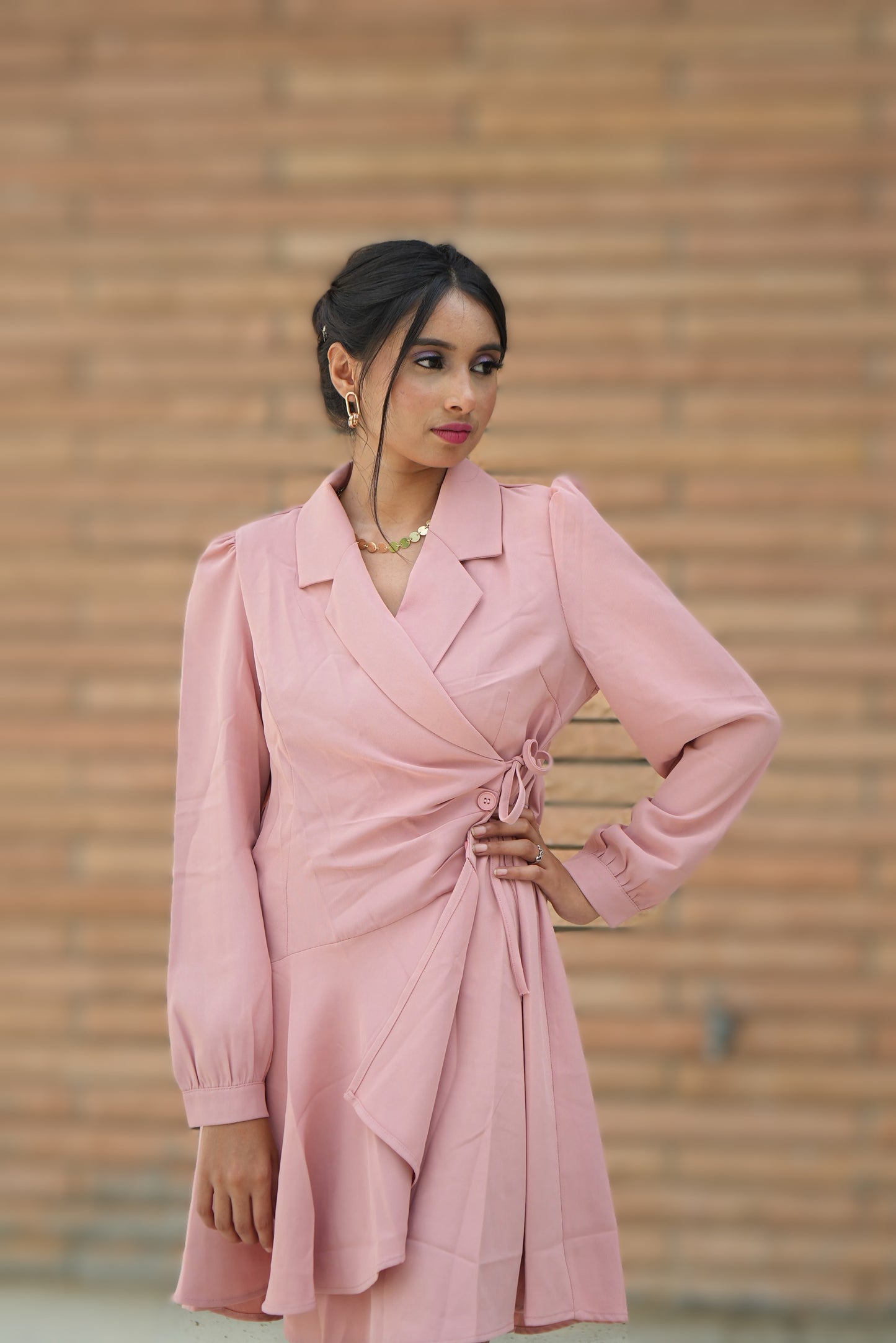 Blazer Wrap Dress