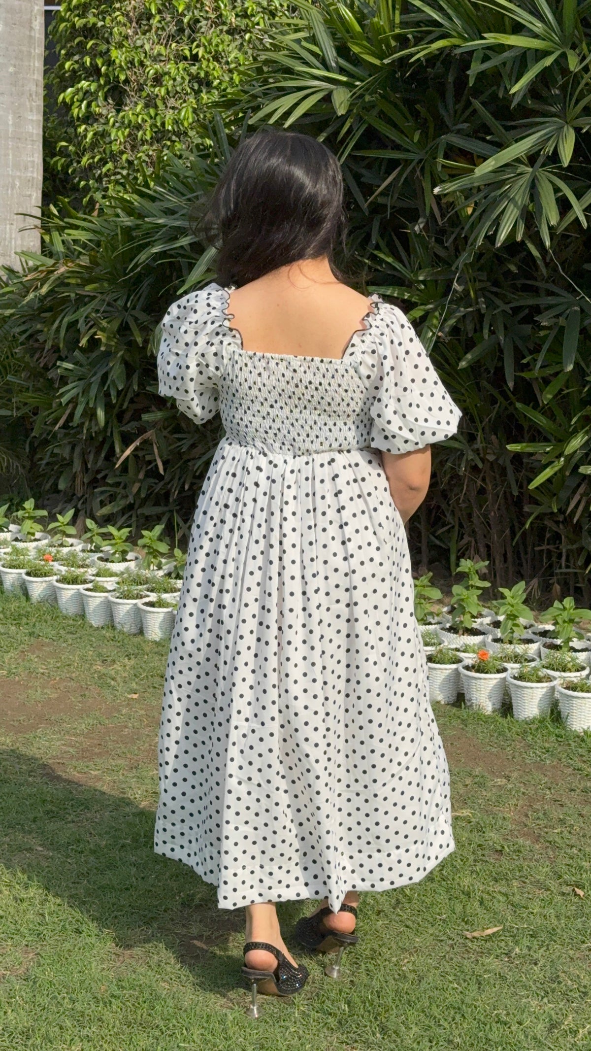 Graceful Polka Dress