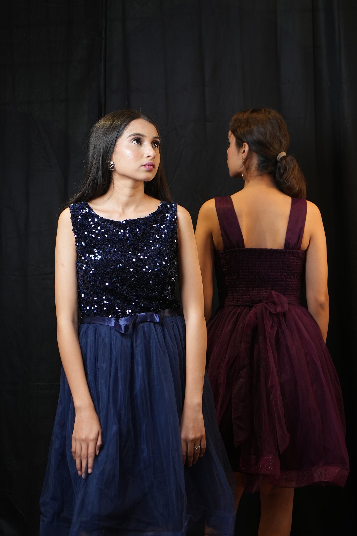 Blue Starlight Tulle Dress