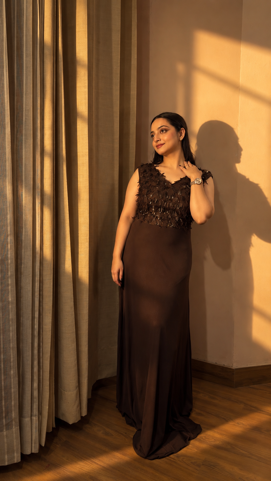 Chocolate Muse Flare Dress