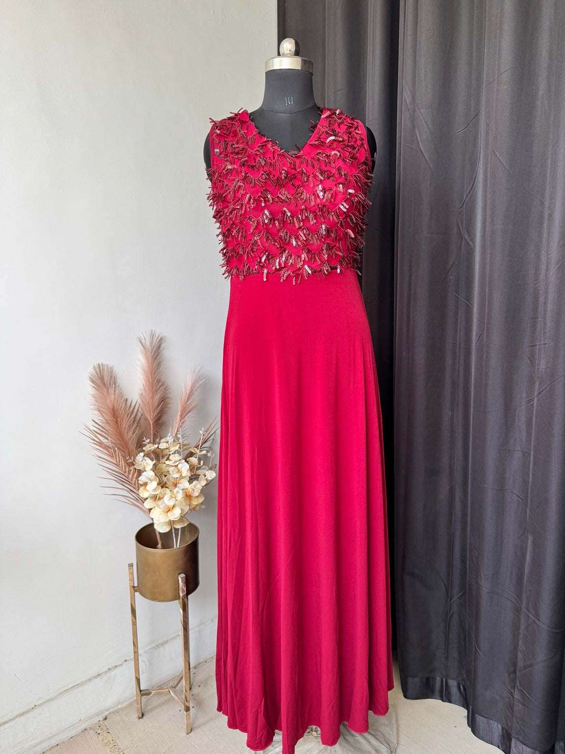 Cherry Muse Flare Dress