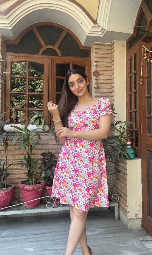 Mitsy Floral Cutout Dress