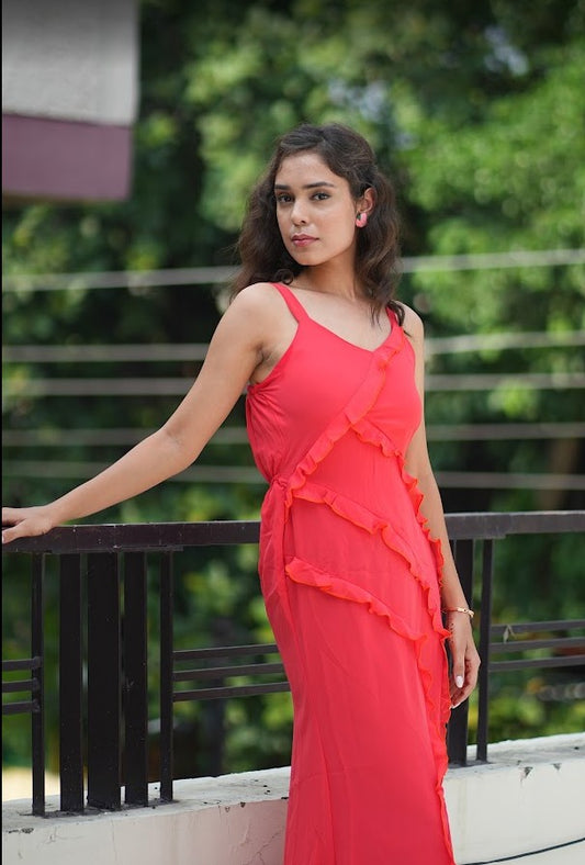Bombshell Ruffle Dress