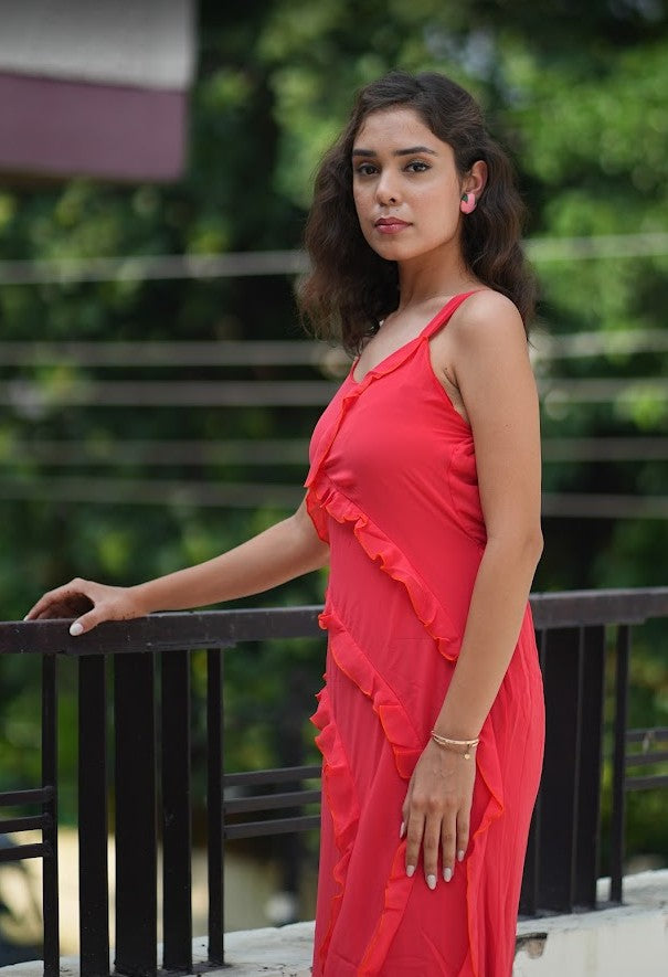 Light Ruffle Dress