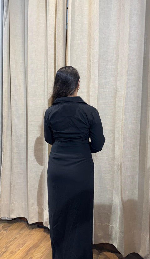 Shirt Draped Dress