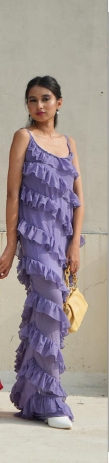 Amethyst Ruffle Dress