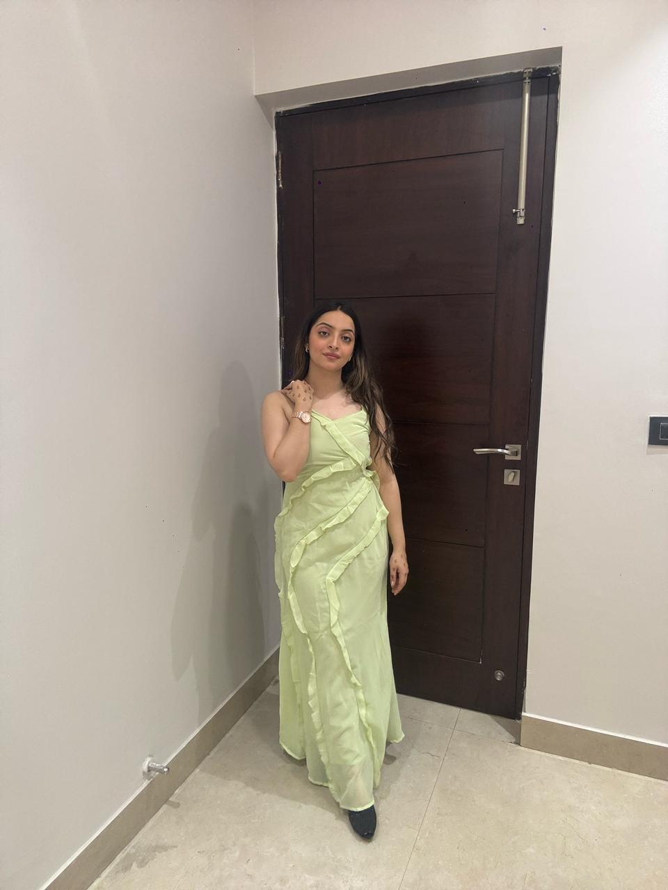 Light Ruffle Dress