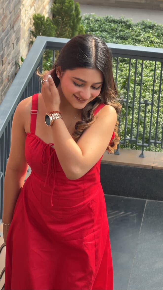 Red Bustier Dress