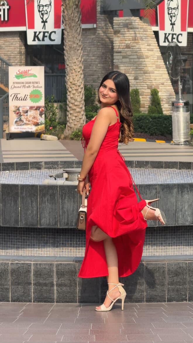 Red Bustier Dress
