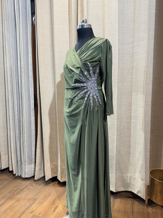Olive Luna Maxi Dress