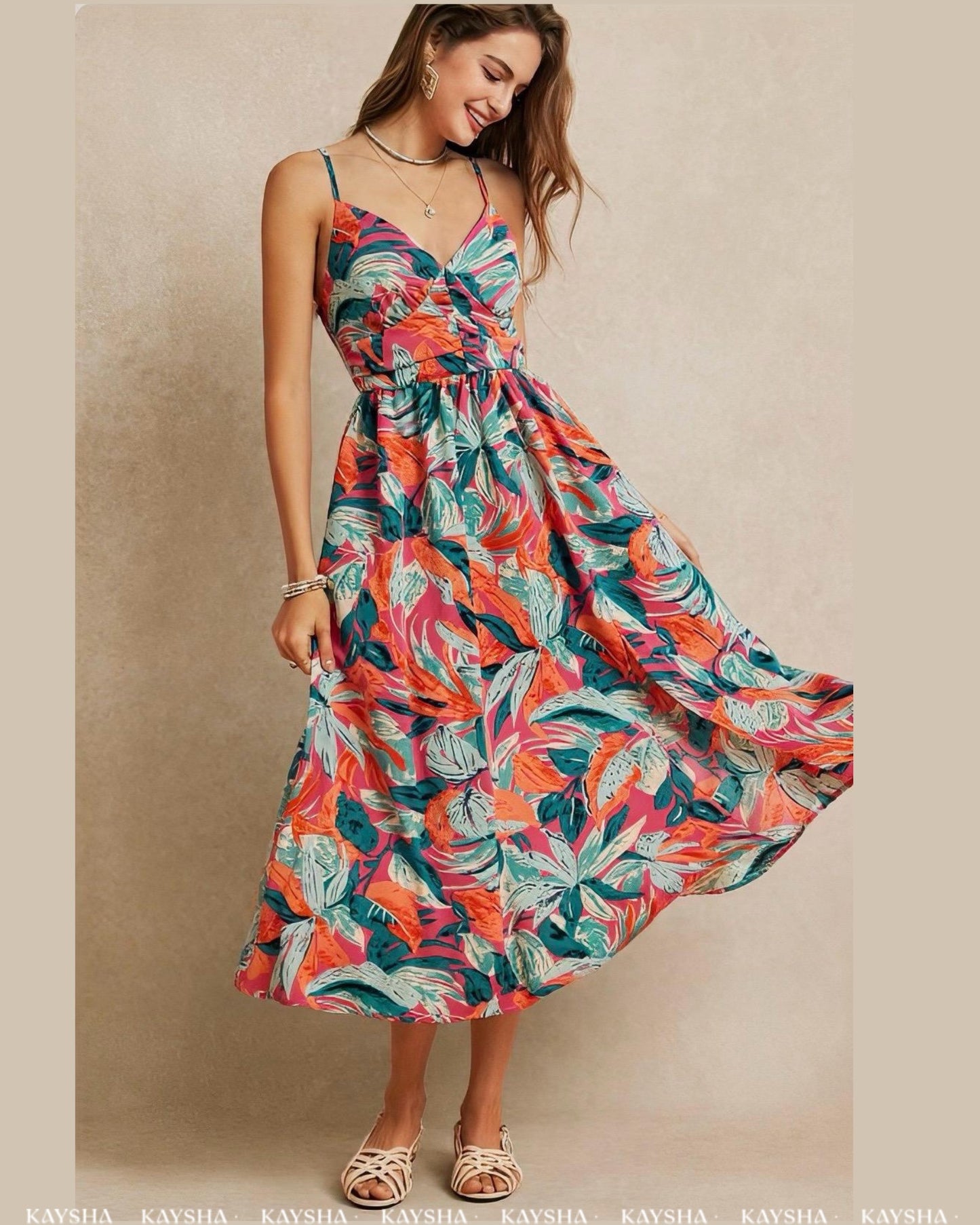 Tropical Bloom Dress