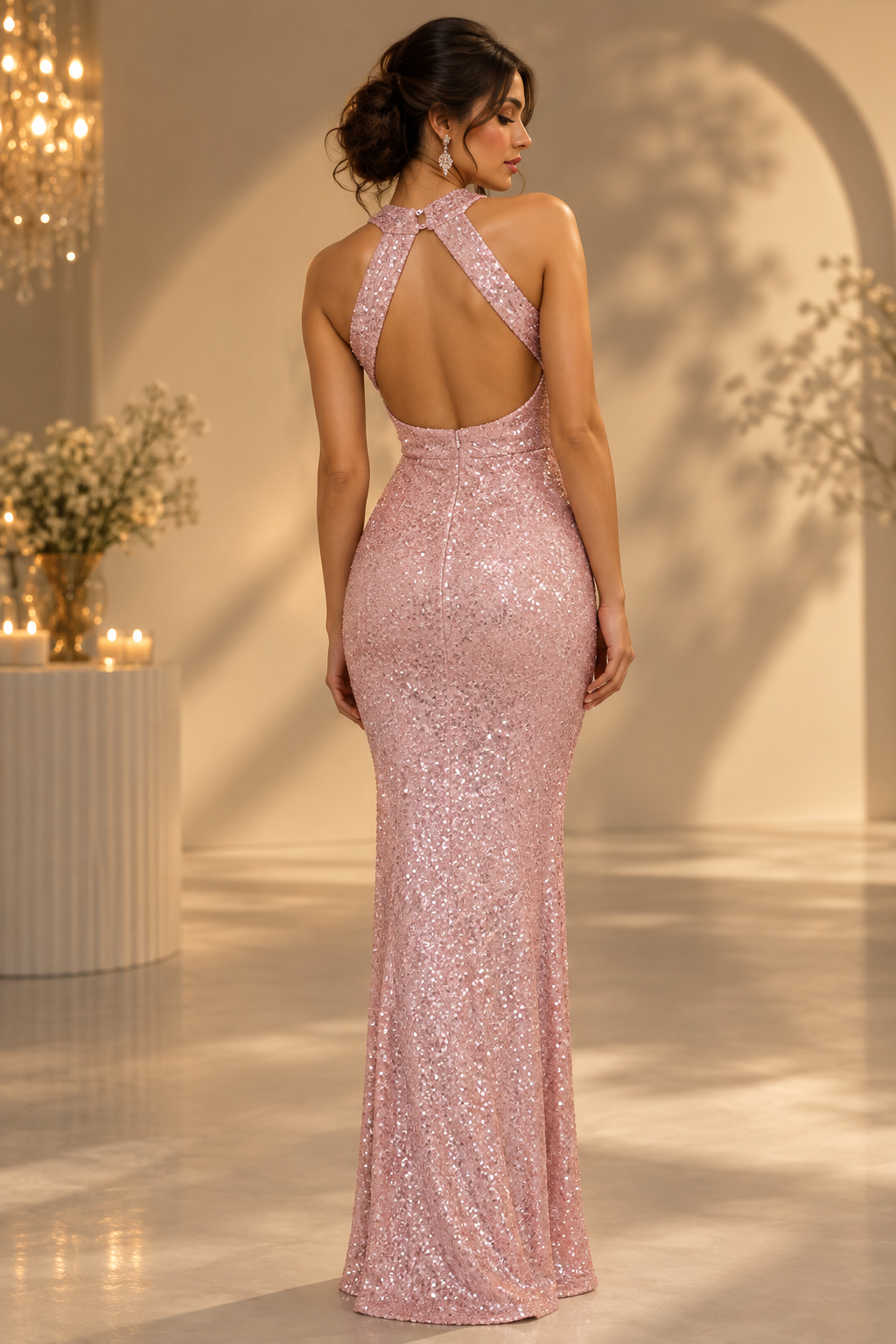 Pink Elysian Sparkle Dress