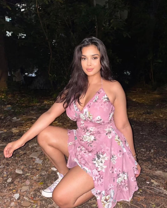 Flora Tie Up Dress