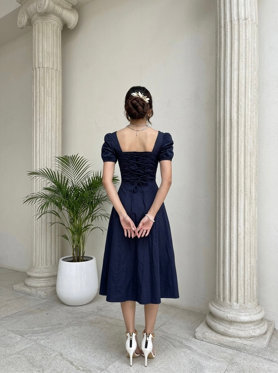 Navy Blue Sundress