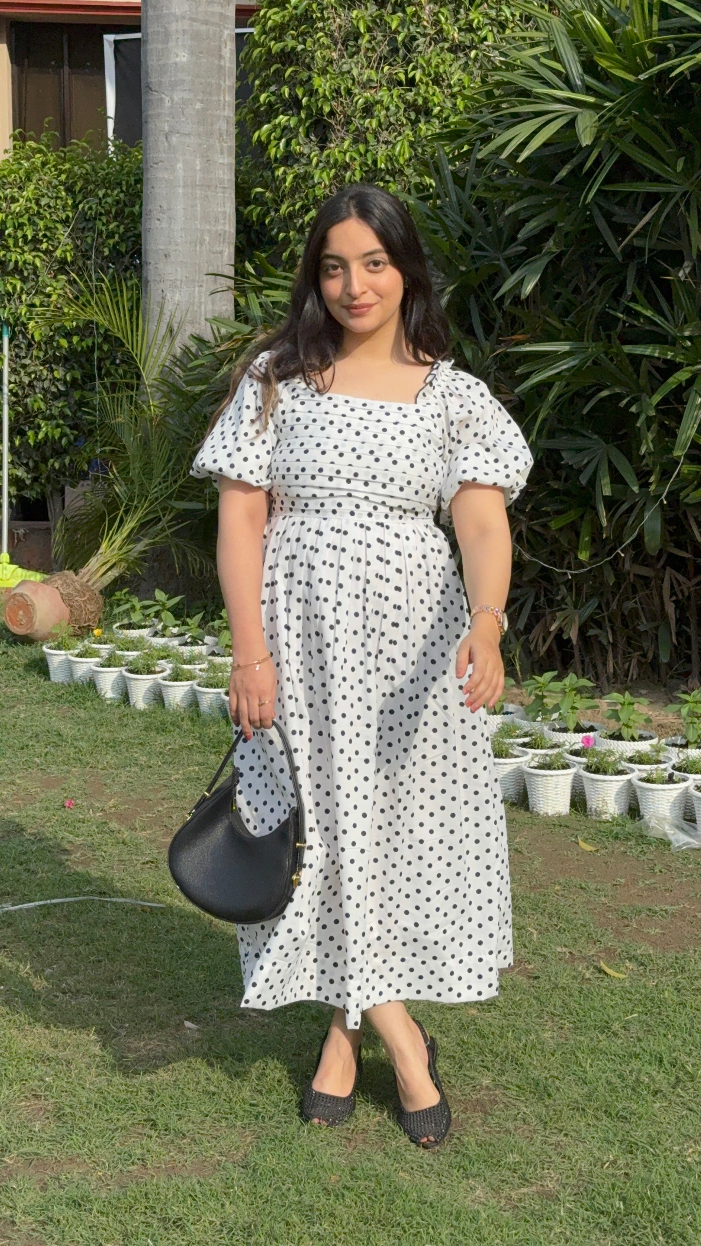 Graceful Polka Dress