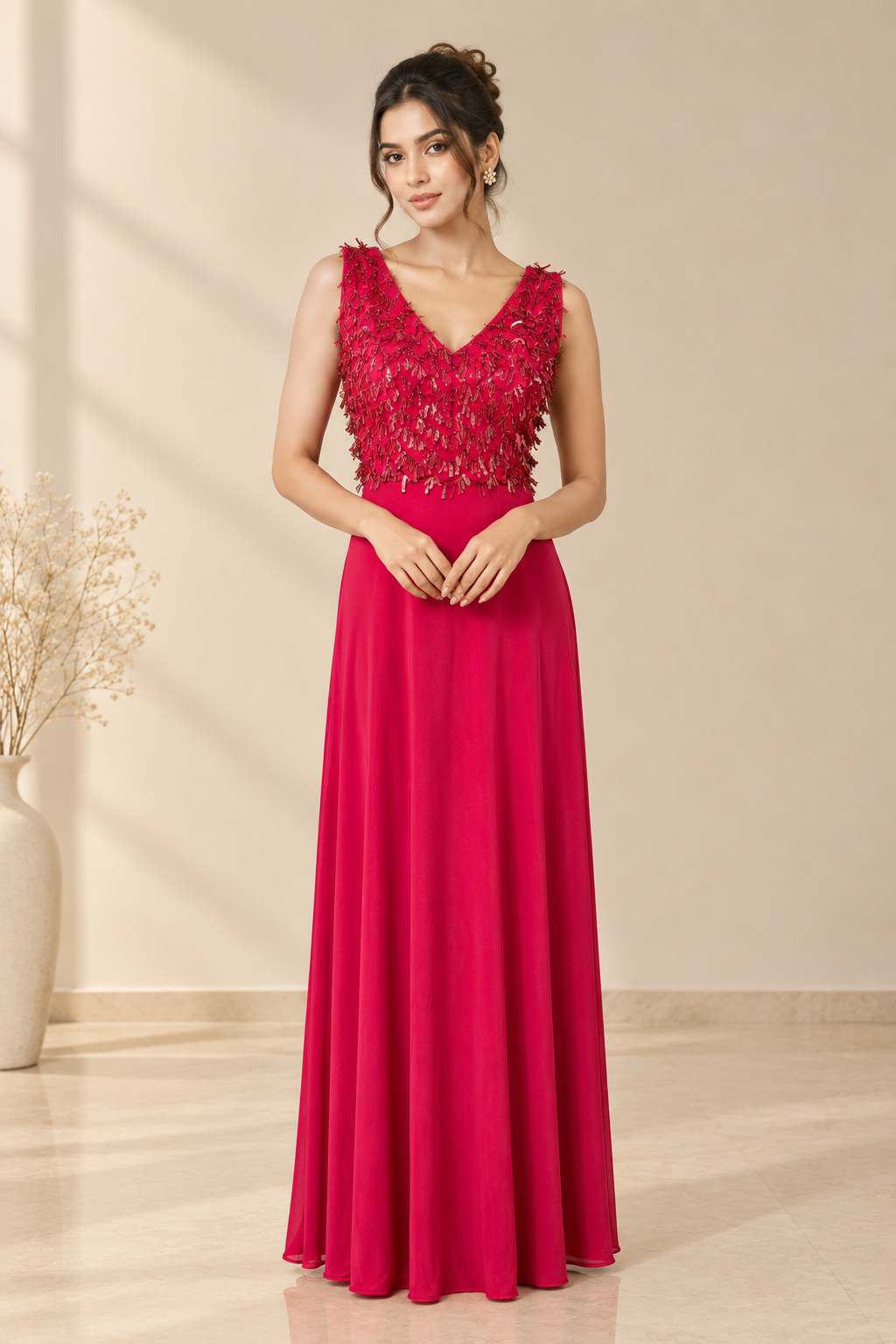 Cherry Muse Flare Dress