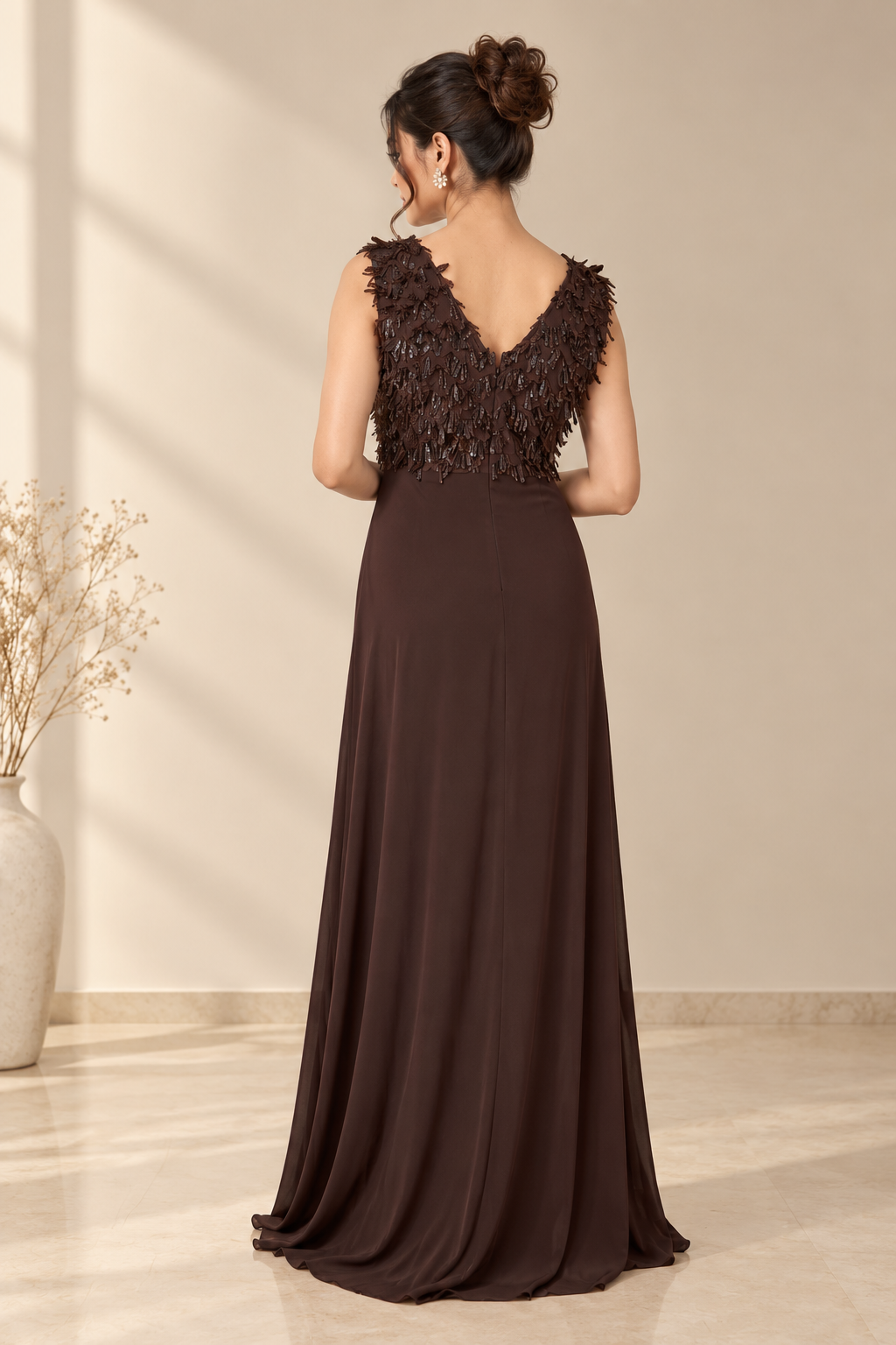Chocolate Muse Flare Dress