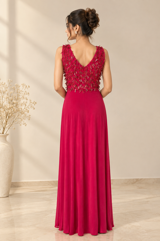 Cherry Muse Flare Dress