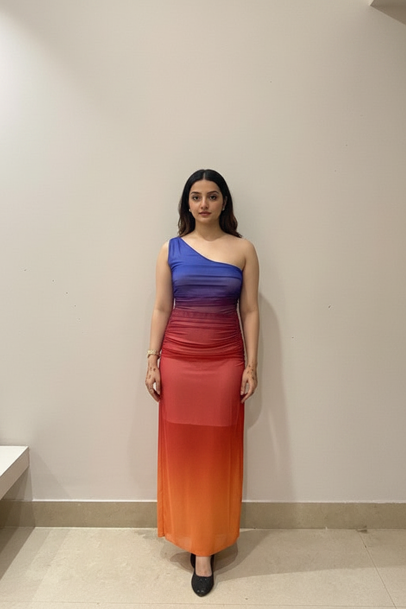 Multi Ombrella Dress