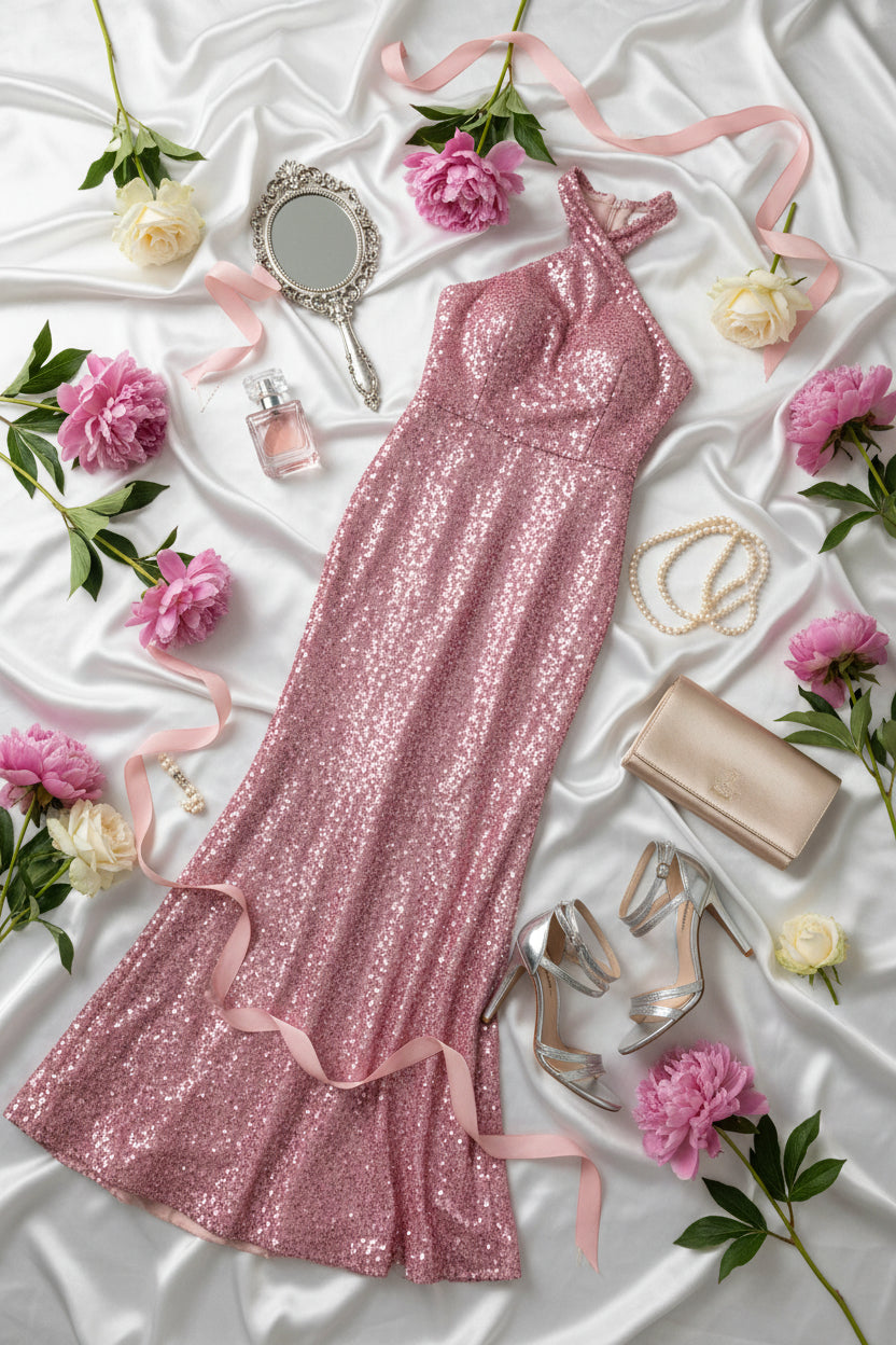 Pink Elysian Sparkle Dress