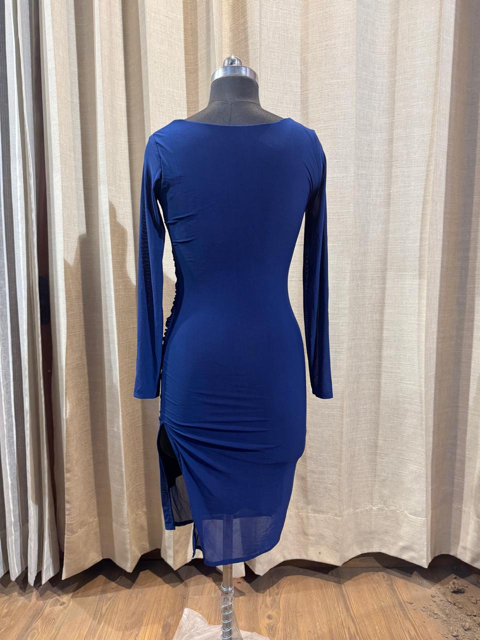 Blue Bodycon Dress