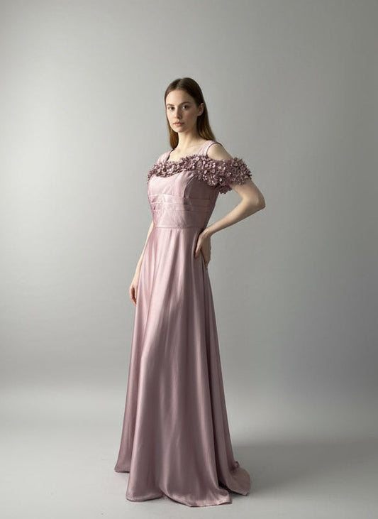 Flower bouquet Gown