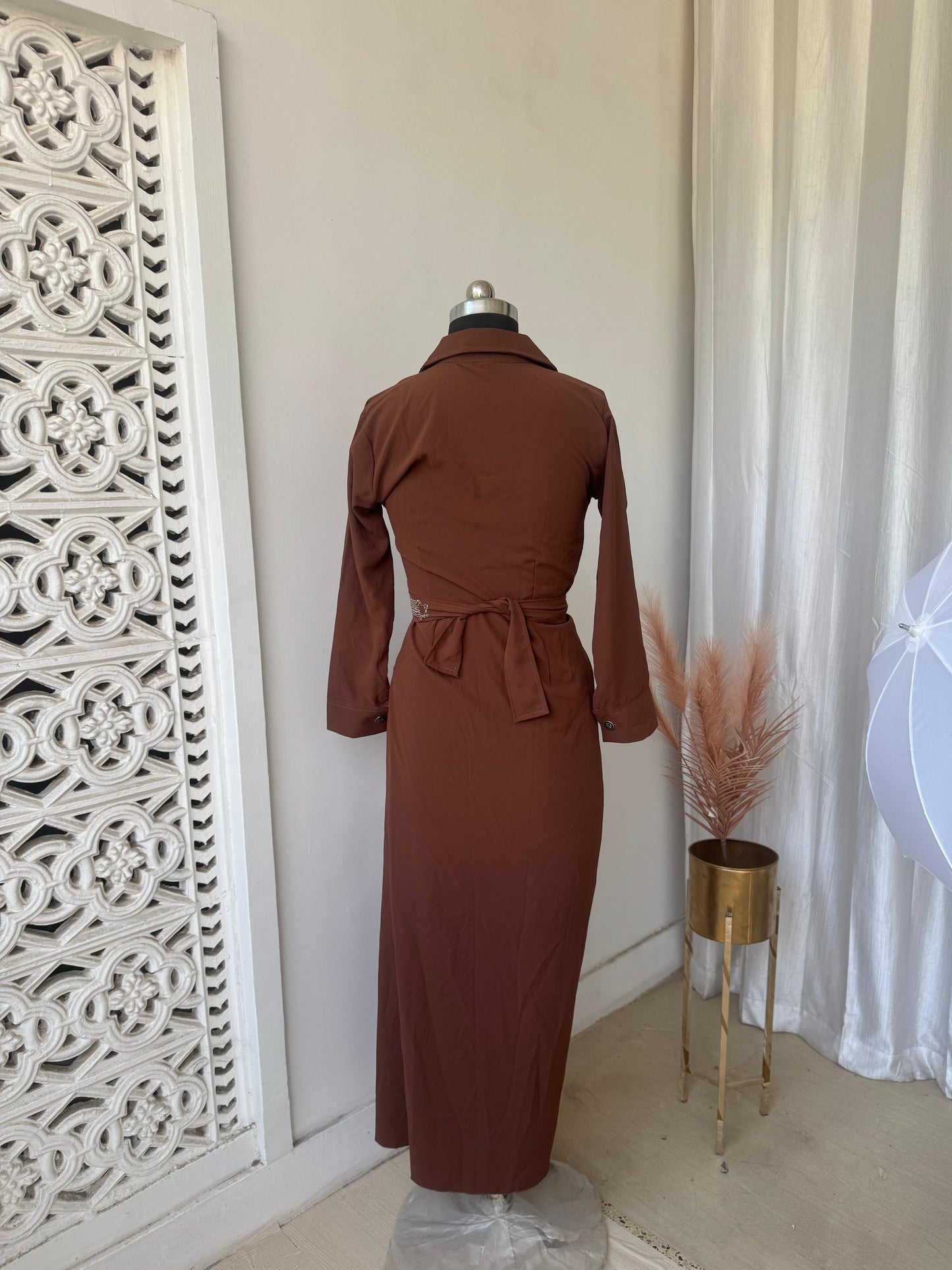 Shirt Draped Dress