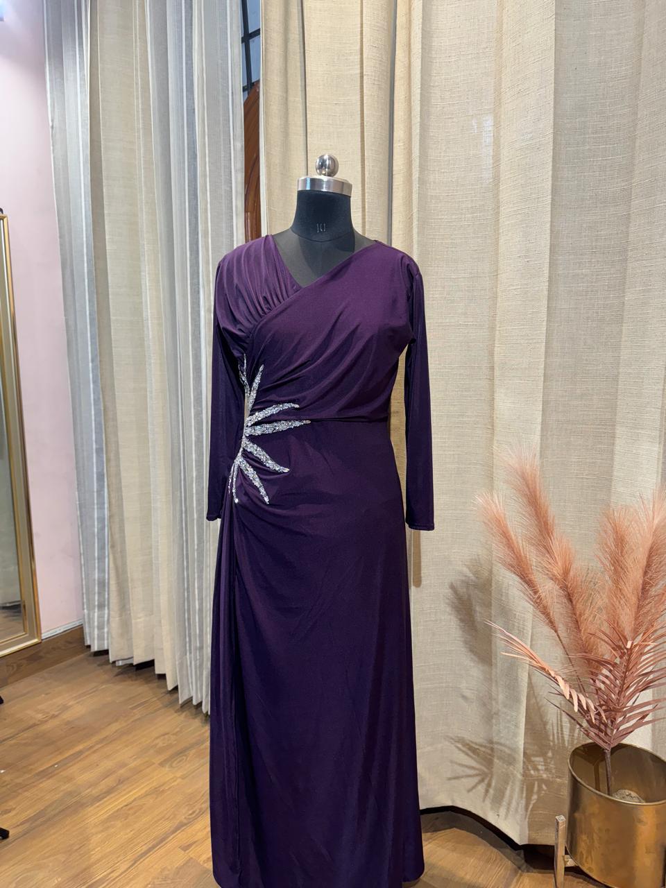 Purple Luna Maxi Dress
