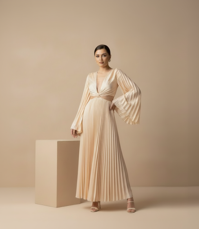 Rose Gold Celestial Allure Gown