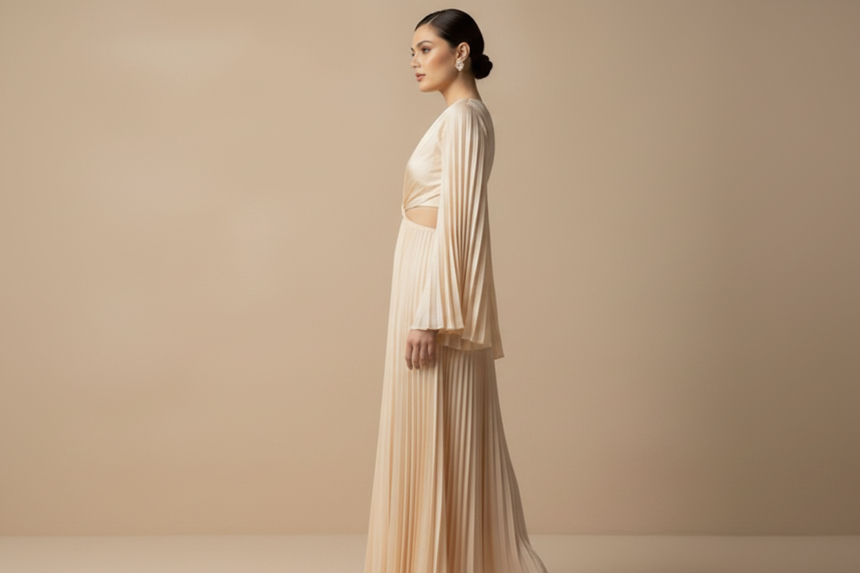 Rose Gold Celestial Allure Gown
